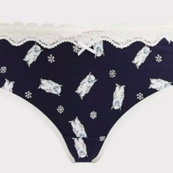 Torrid Curve NWT Plus Size 2 (18/20) Hipster Panty Abominable Snowman Yeti Rare - Picture 2 of 10